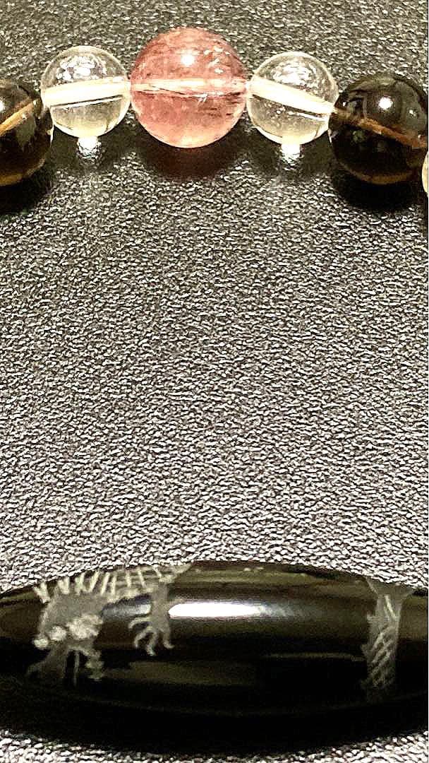 koko様専用 天地幻の希少石と選定皇帝黒龍幻神天珠の神ブレス 〜天照