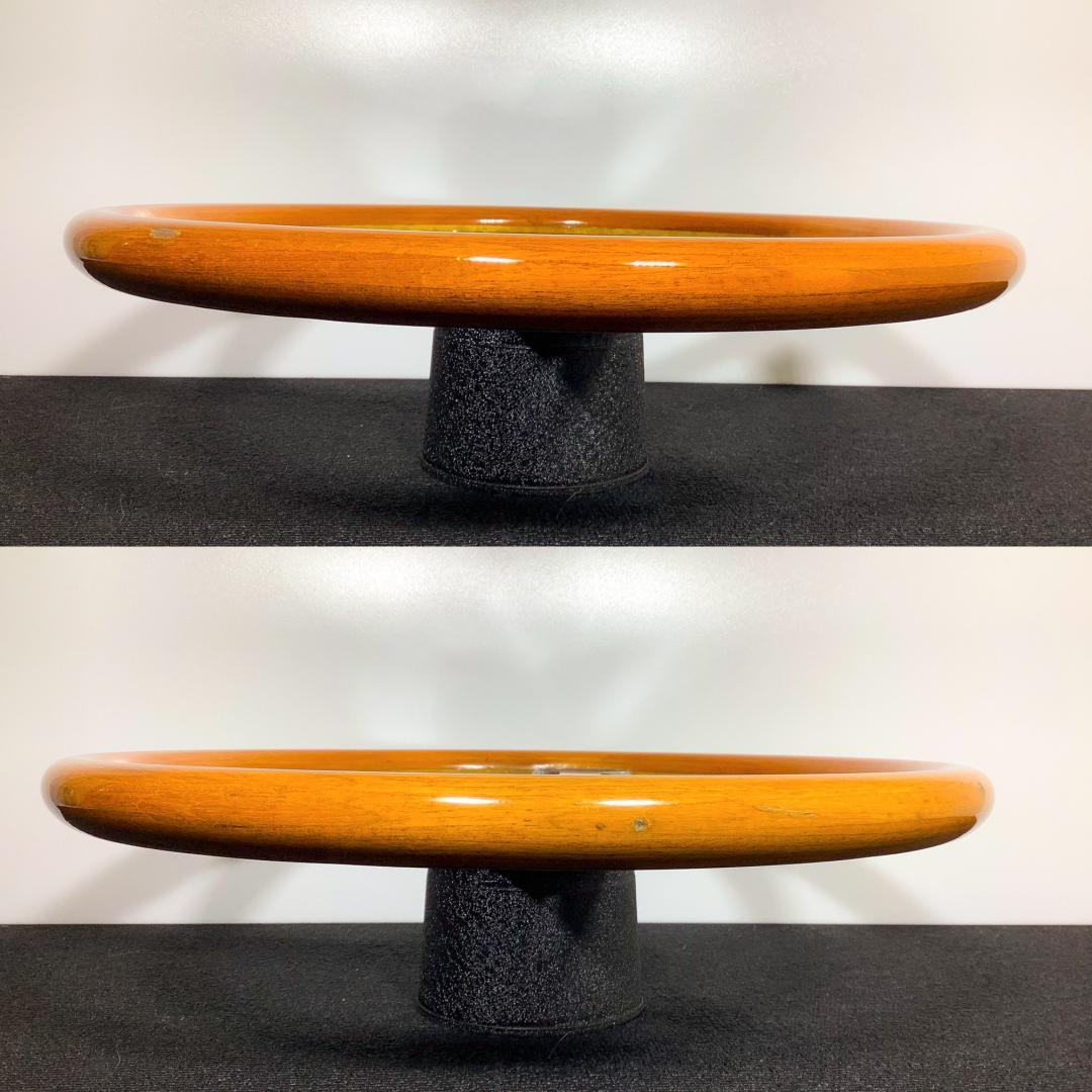 ナルディ クラシック ウッドステアリング 36.5φ 純正ホーンボタン ネジ付