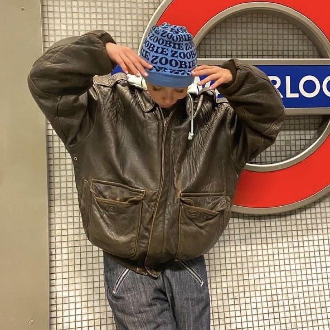 超希少】80s ハーレーダビッドソン フライトレザージャケットG-1 A-2