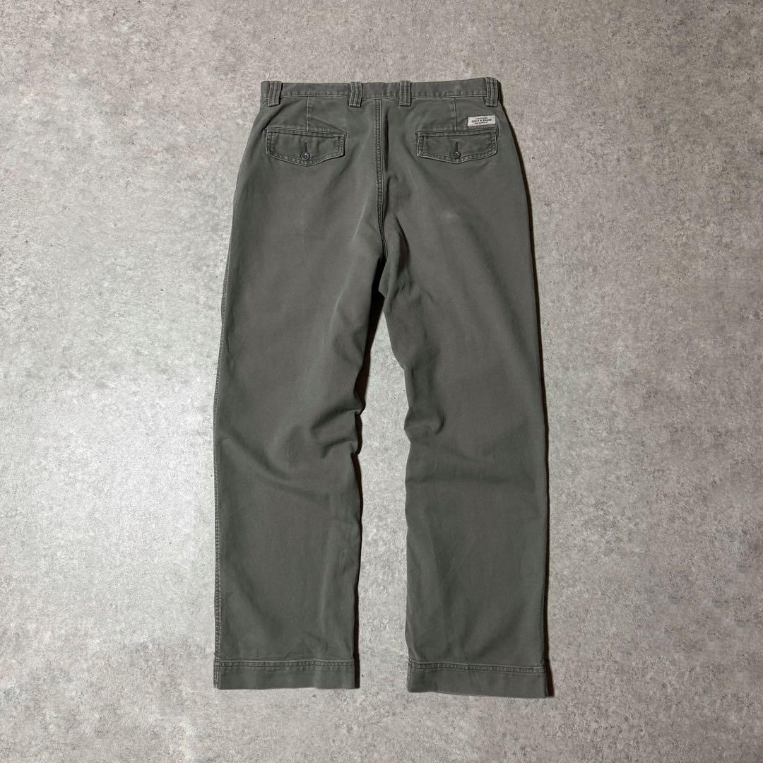 00s エディーバウアー ベイカーパンツ L字ポケット カーキ フェード