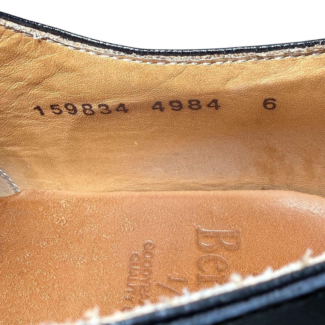 Berwick 4984 黒 25.5cm セミブローグ 革靴