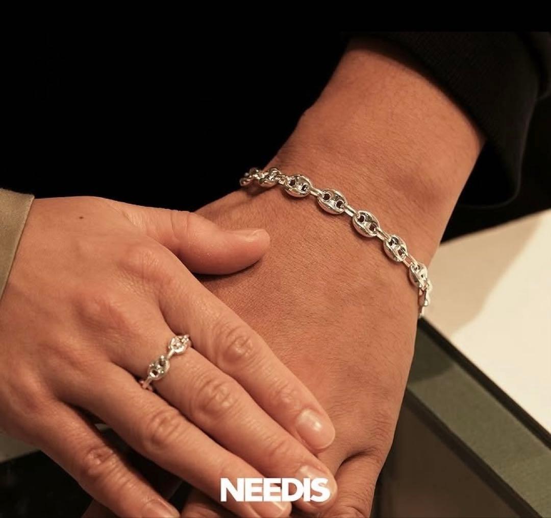 NEEDIS “NEW YORK” クラシックチェーンブレスレット 6.0mm