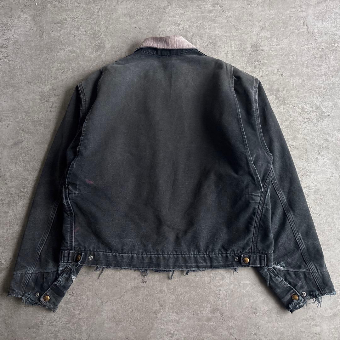 90's USA製□carhartt【L】デトロイトジャケット フェード 襤褸 - メルカリ