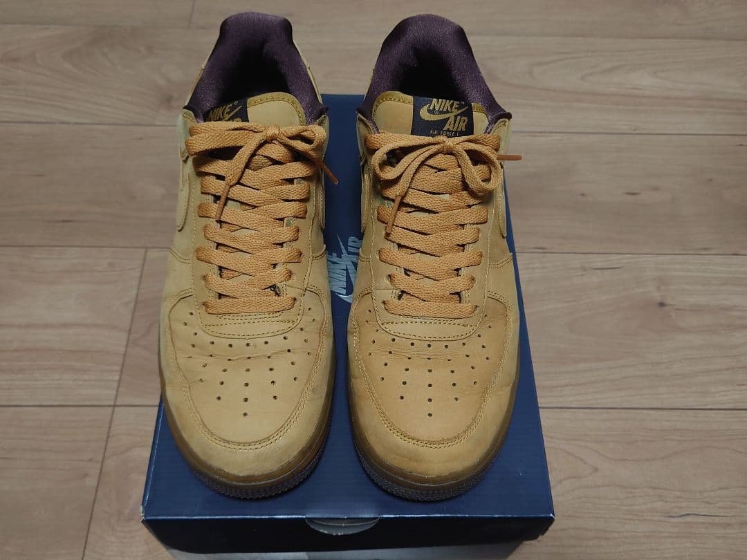 靴 Nike Air Force 1 wheat dark mocha 27.5cm