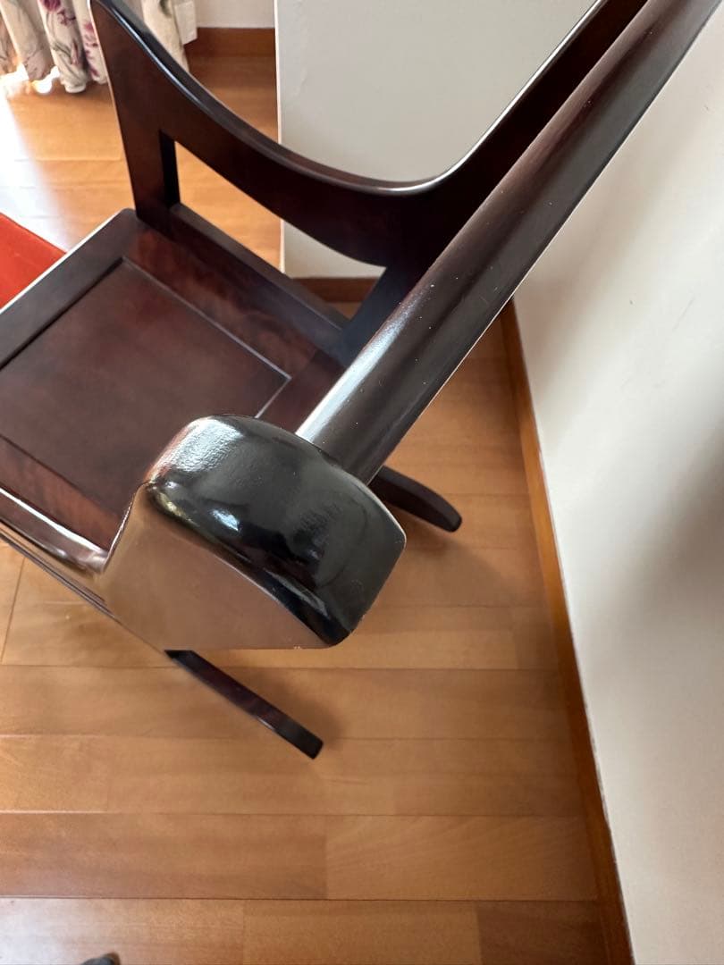 松本民芸家具 K型ロッキングチェア シール作者名 美品 新品定価308,000