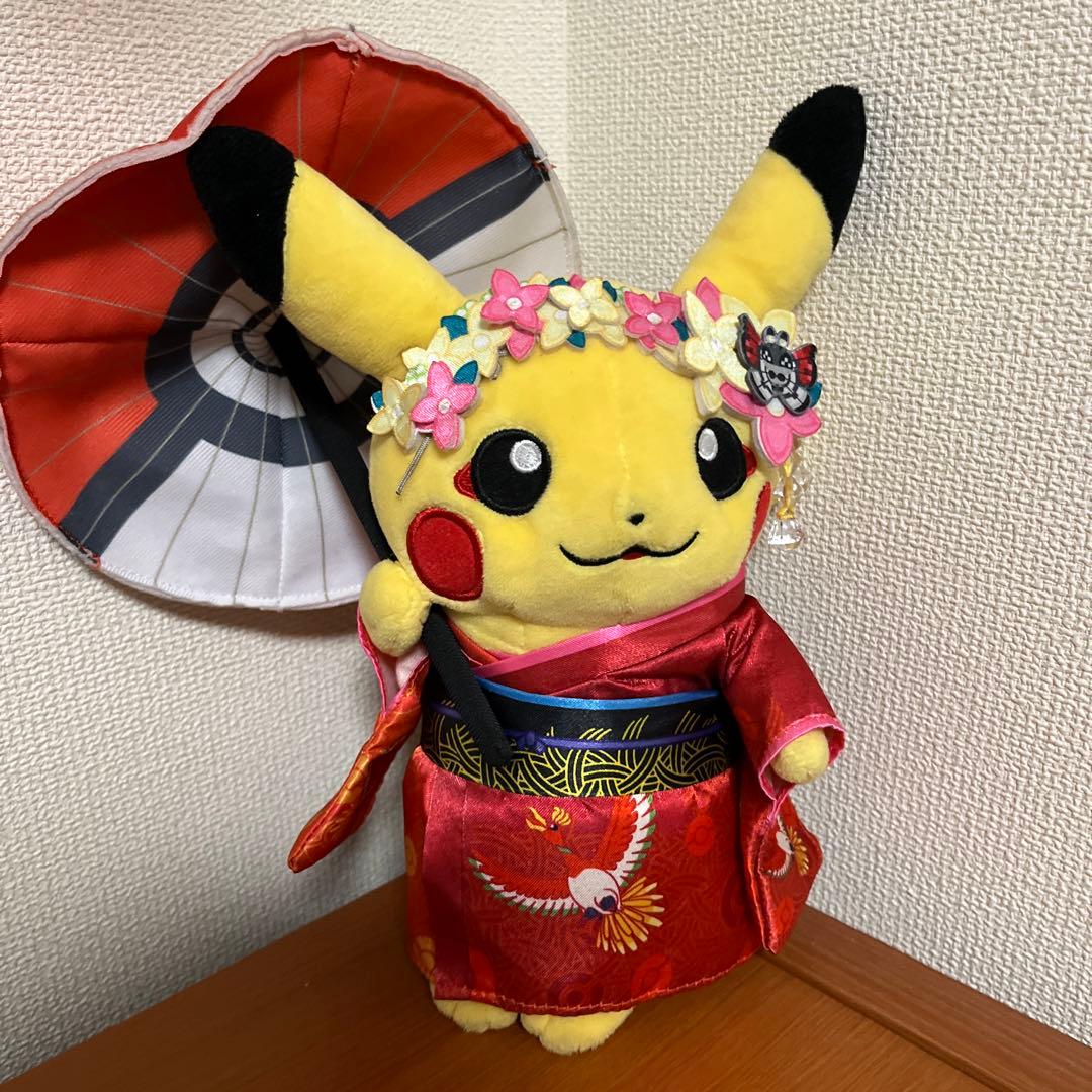 ポケモン ピカチュウ 京都限定 舞妓 ぬいぐるみ - メルカリ