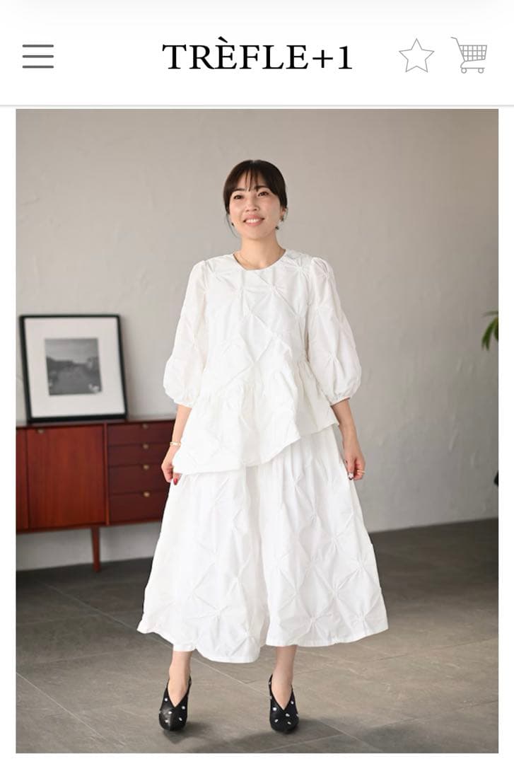 新品未使用／完売品】トレフルプラスワン スモッキングフラワー