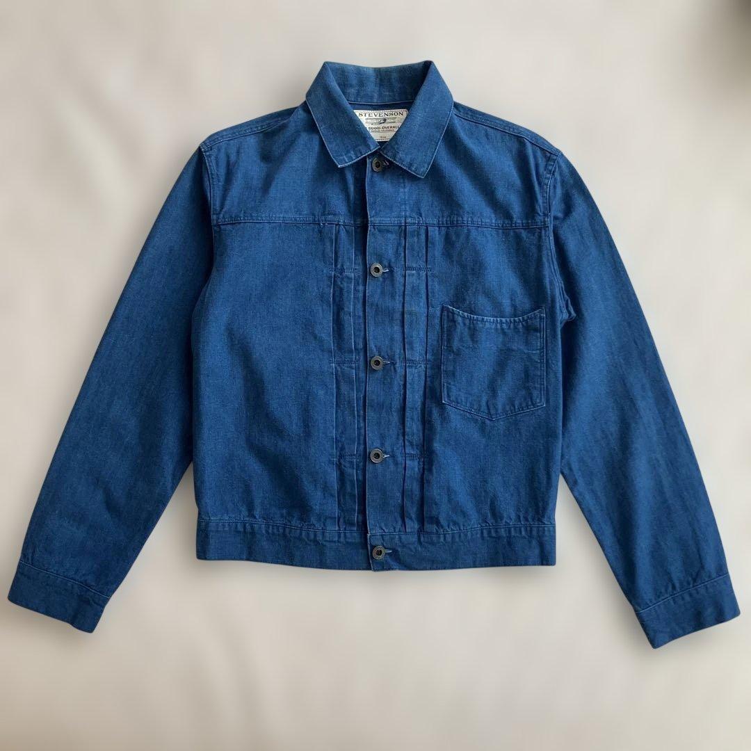 スティーブンソンオーバーオール デニムシャツ STEVENSON OVERALL CO. スティーブンソン オーバーオール LINESMAN