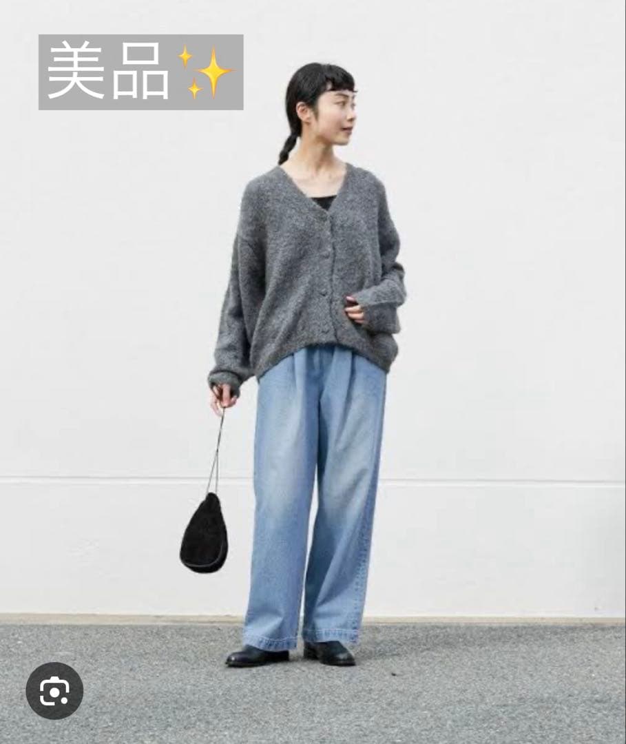 かぐれ フェードデニムイージーパンツ ライトインディゴブルー カグレ かぐれ フェードデニムイージーパンツ （ライトインディゴブル