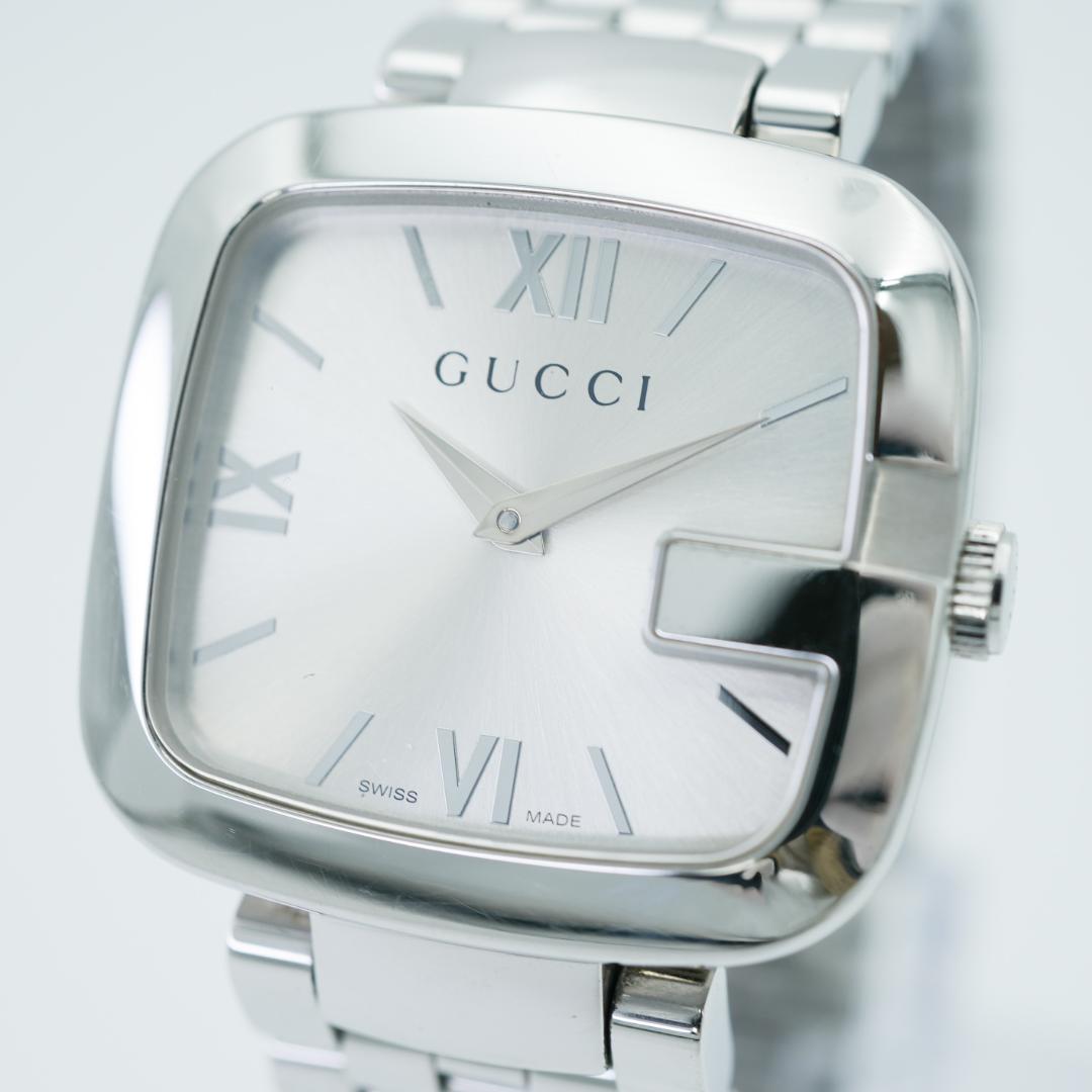 【稼働】 GUCCI 125.4 Gベゼル シルバー SS グッチ 腕時計 GUCCI（グッチ） 【電池交換済】GUCCI 腕時計 チェンジベゼル 11/12.2
