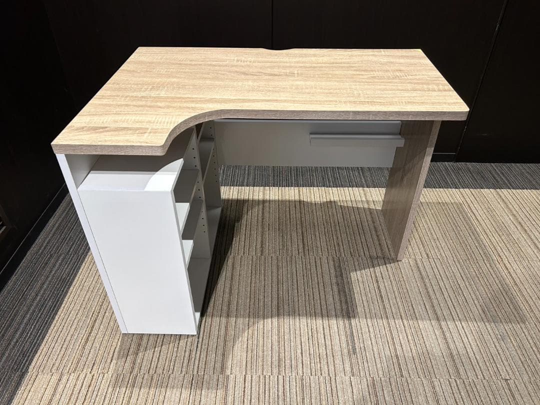 【倉庫保管】【展示品・未使用品】 L字デスク パソコンデスク 机 パソコンデスク L字 デスク 収納 省スペース コンパクト 北欧 PCデスク