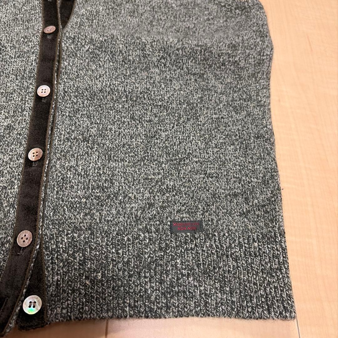 タグなし新品 マドモアゼルノンノンパパス ニットベスト 毛 シルク