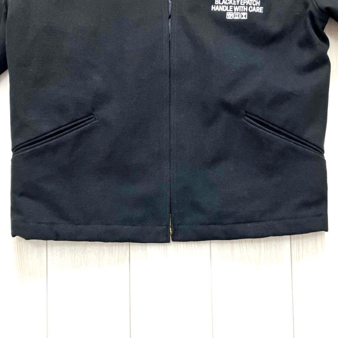 ブラックアイパッチ 取扱注意 ロゴ刺繍 キルティング コーデュロイ
