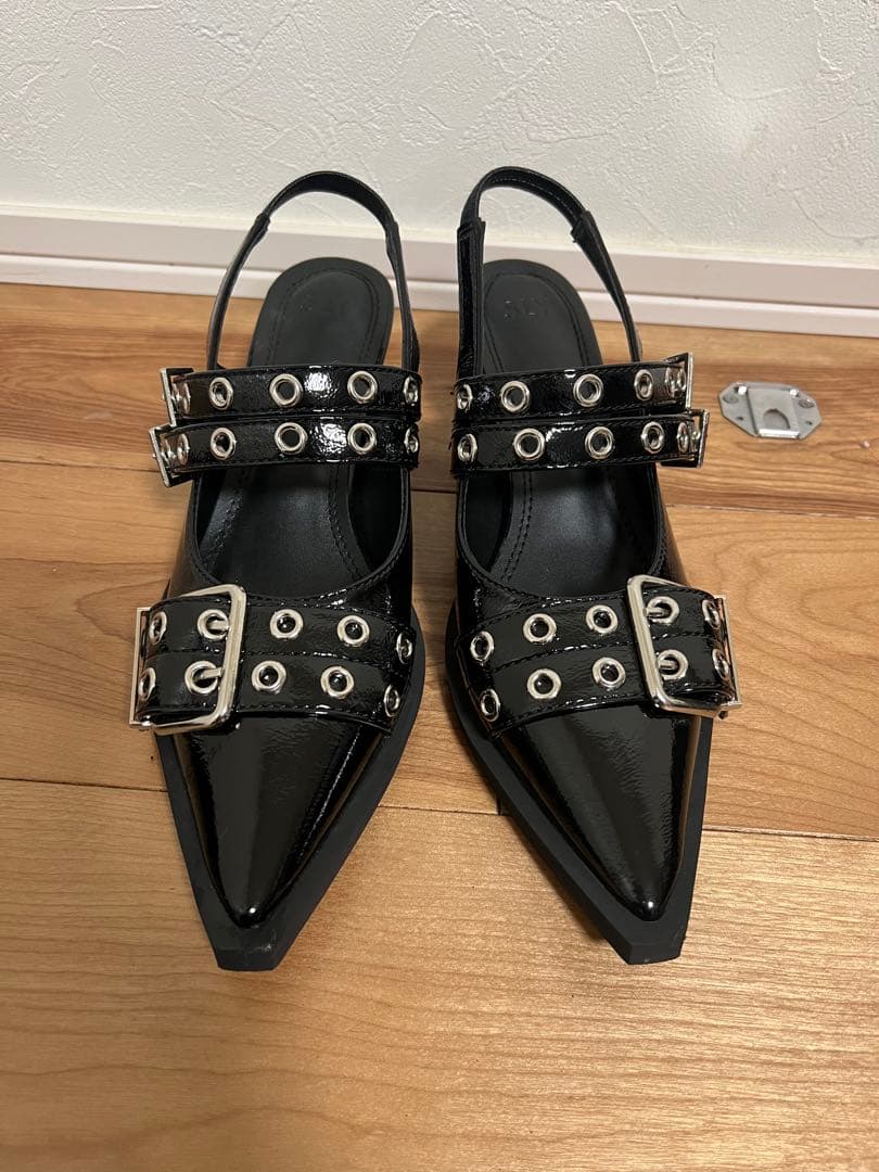 SLY ポインテッド ベルテッド サンダル セール】【再入荷】POINTED TOE BELTED SANDAL ポインテッド