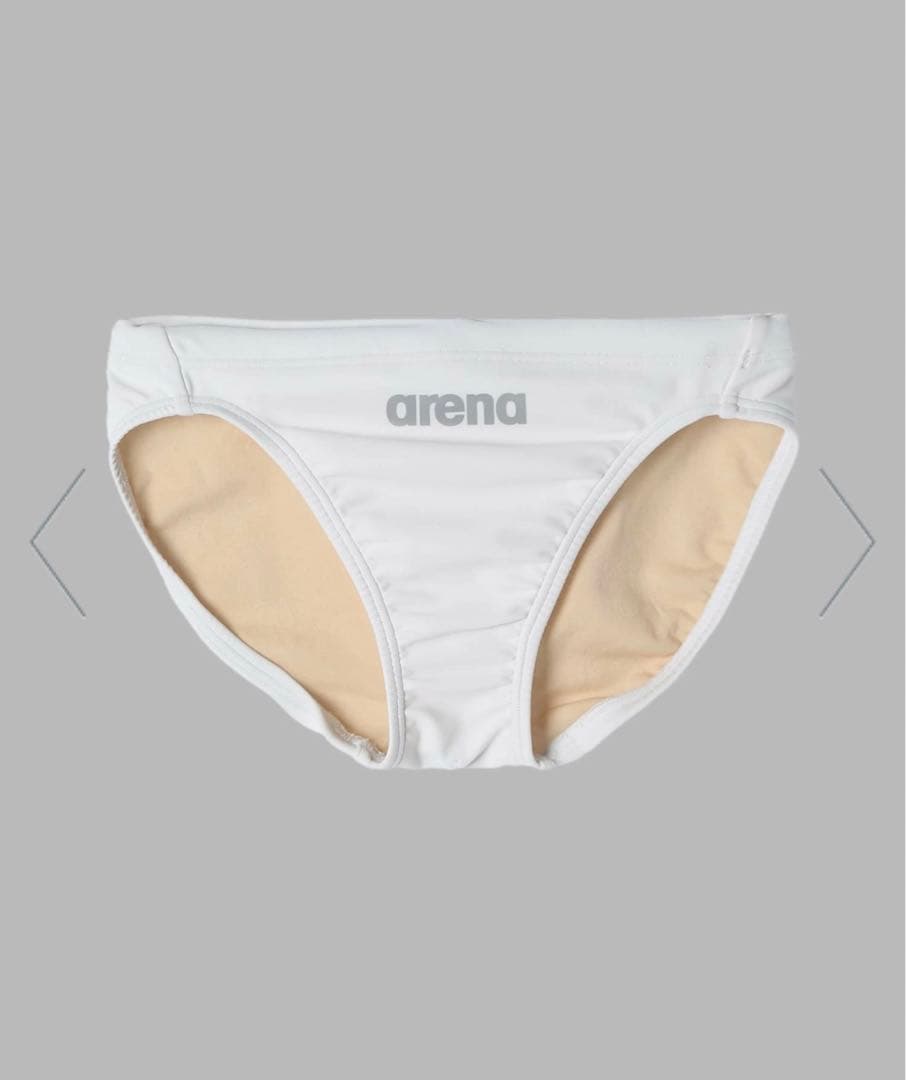 【agnes b. × arena】ブリーフ　ホワイト　競パン アリーナ arena 【agnes b. × arena】ブリーフ（リミック）【返品不可