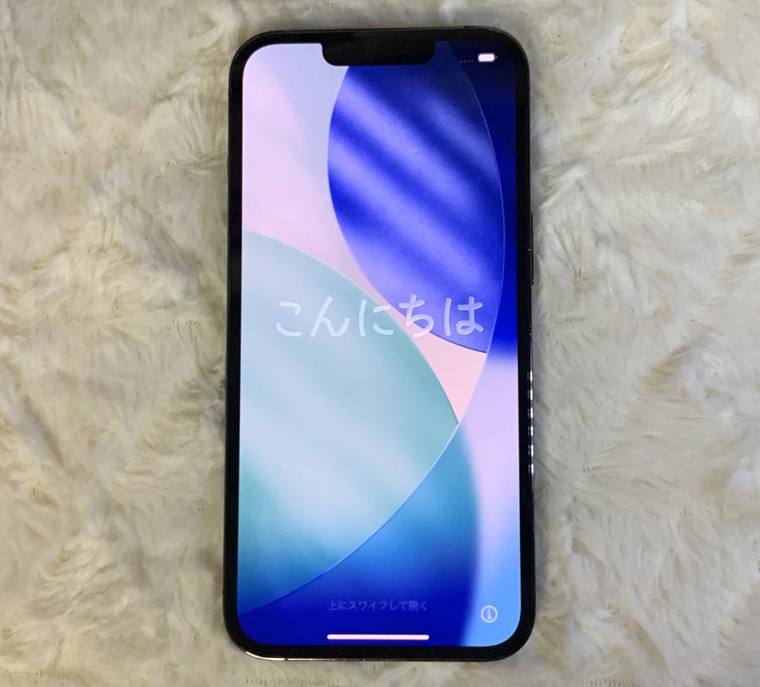 iPhone 13 Pro 256GB、状態良好、ロック解除済み。 美品 Apple iPhone 13 Pro MAX 256GB シエラブルー SIMロック解除済み