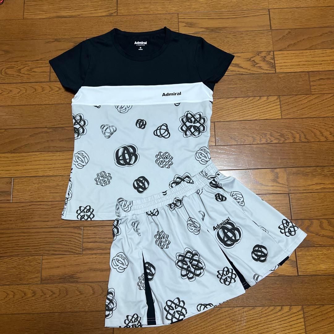 Admiral テニスウェア 上下セット M 本日はテニスコーデ🎾 Admiralさんのウェアを着用させていただきました