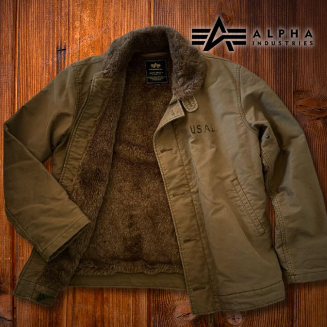 『希少XL◎』ALPHA INDUSTRIES(アルファ)N-1デッキジャケット ALPHA アルファ N-1 DECK JACKET デッキジャケット XL - メルカリ
