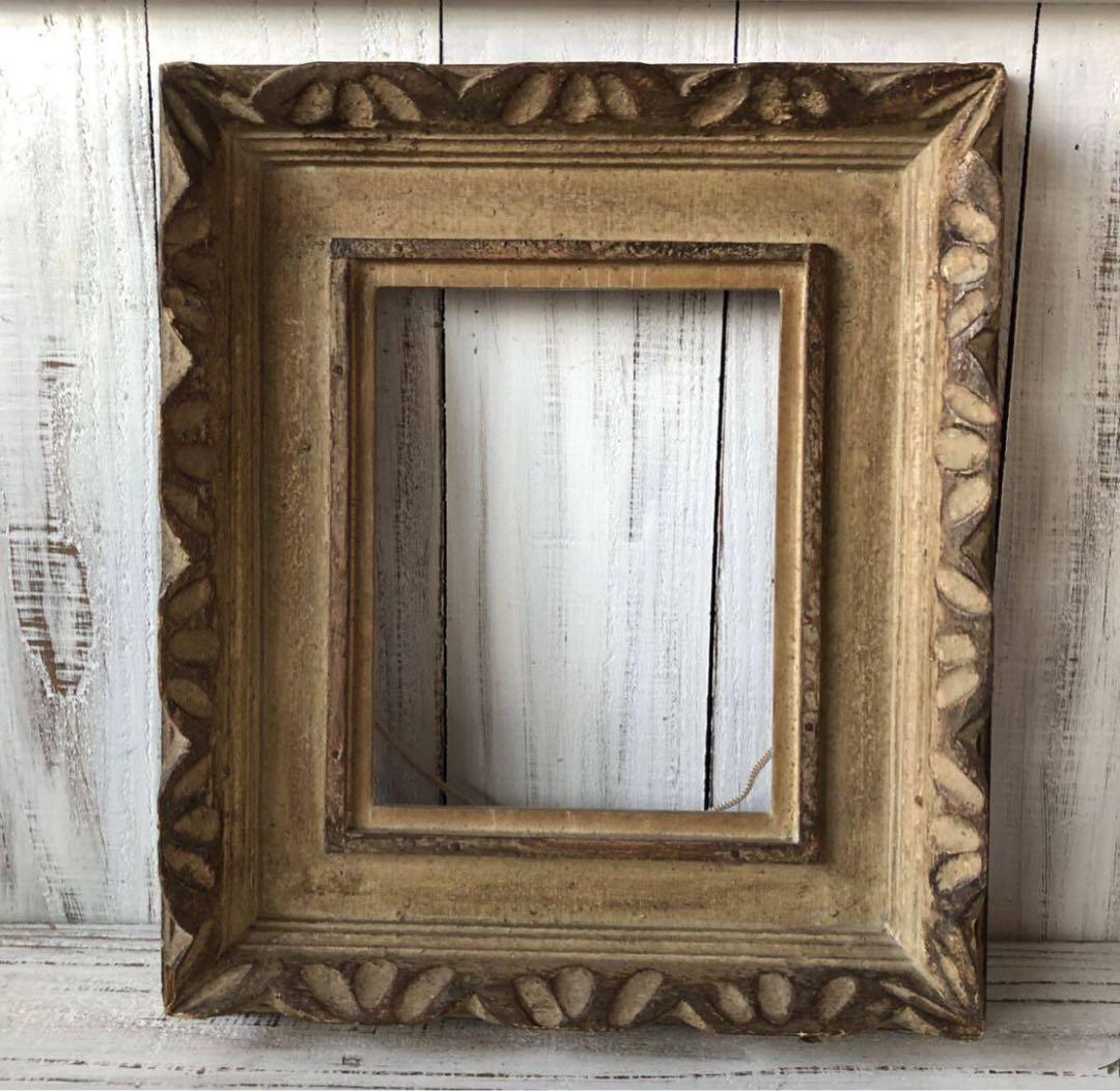 f0サイズ対応 油彩画額縁 木製アンティーク - メルカリ