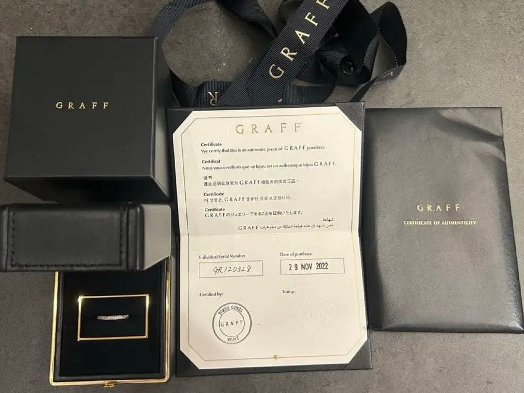 限定値下げ　GRAFF ローレンスグラフ　シグネチャー ローレンス グラフ シグネチャー ダイヤモンド&パヴェバンド セット