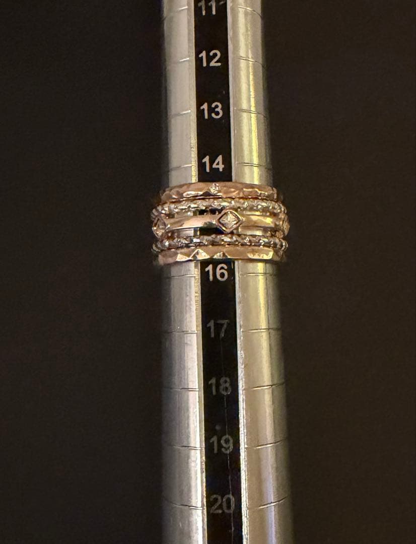 yuka様専用 アッシュペーフランス スタッキングリング5本セット15.5号