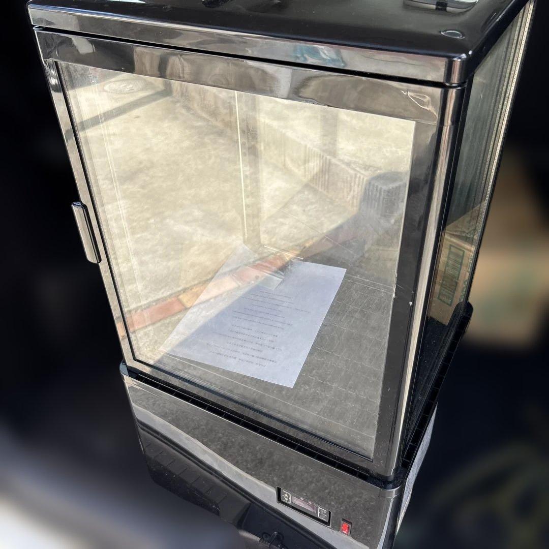 4面ガラス冷蔵ショーケース　城島株式会社 HJR-FG60SBK Amazon | Hijiru 4面ガラス冷蔵ショーケース60L／ブラック【HJR-KR60BK