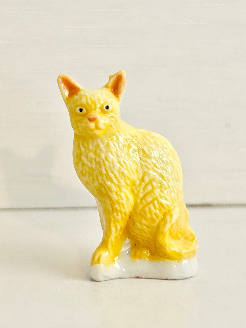 希少】アトラス 猫のフェーブセット ネコ フェーヴ フランス製陶器