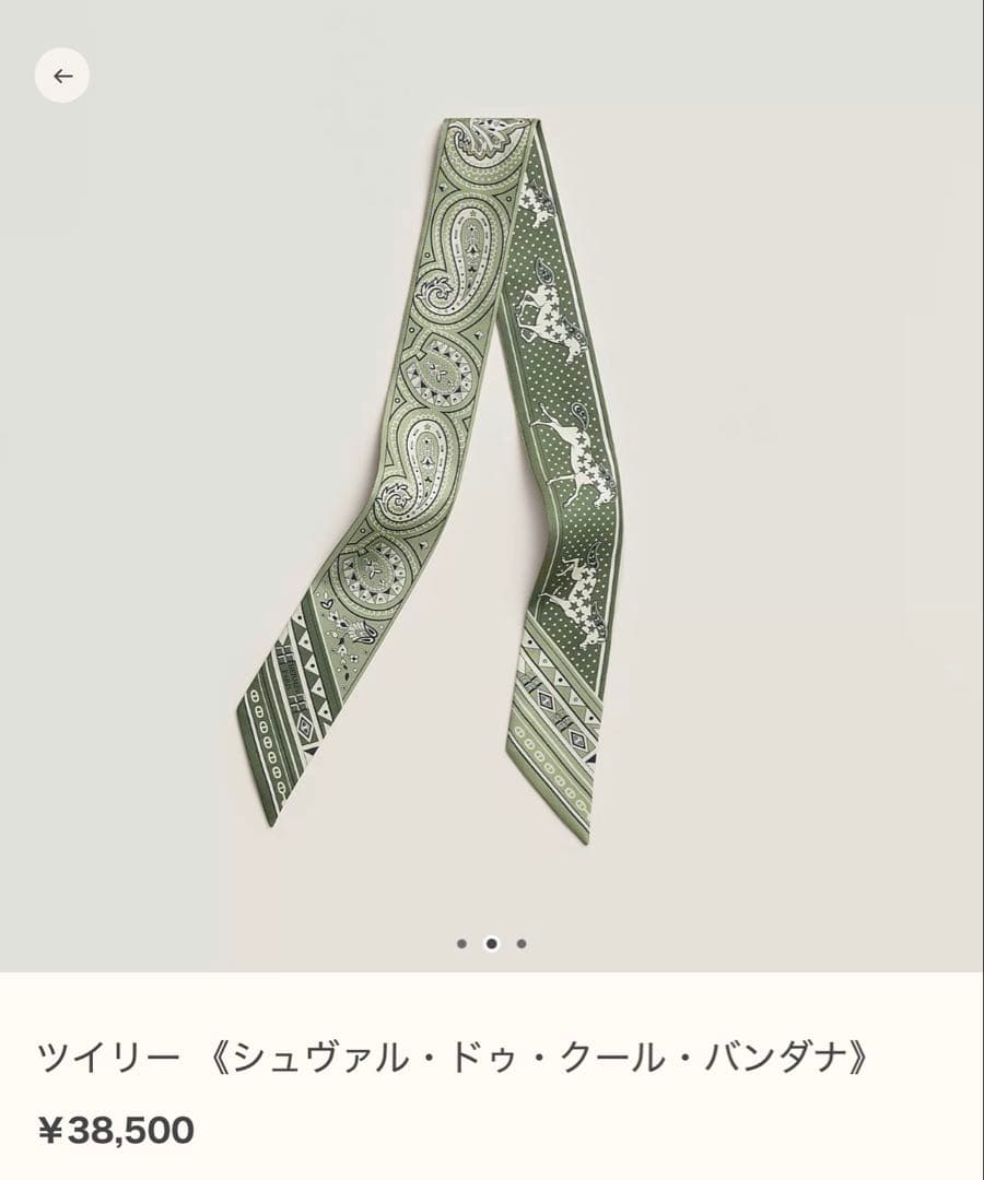 ⭐️新品2026SS　エルメス　ツイリー　シュヴァルドゥクールバンダナ　⭐️ 2026年春夏 HERMES エルメス スカーフ ツイリー シュヴァルドゥクール