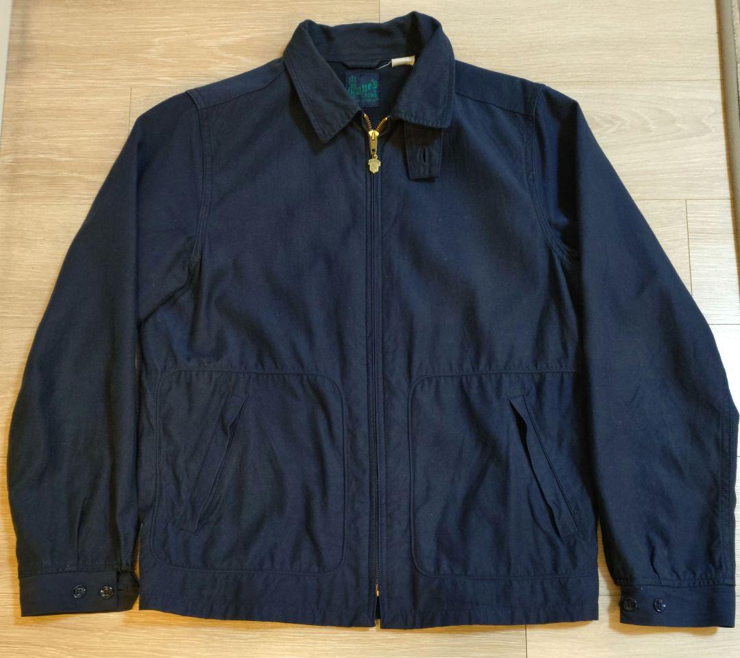 シュガーケーン　ドリズラージャケット　38 ネイビー　MADE IN JAPAN アメカジ静岡 Barn Stormer:シュガーケーン ドリズラージャケット