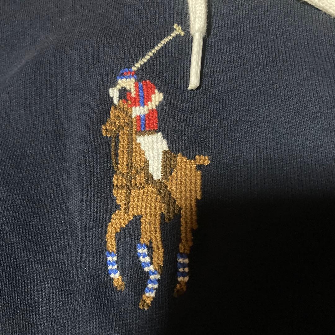 ポロラルフローレン パーカー ビックポニー 刺繍 - メルカリ