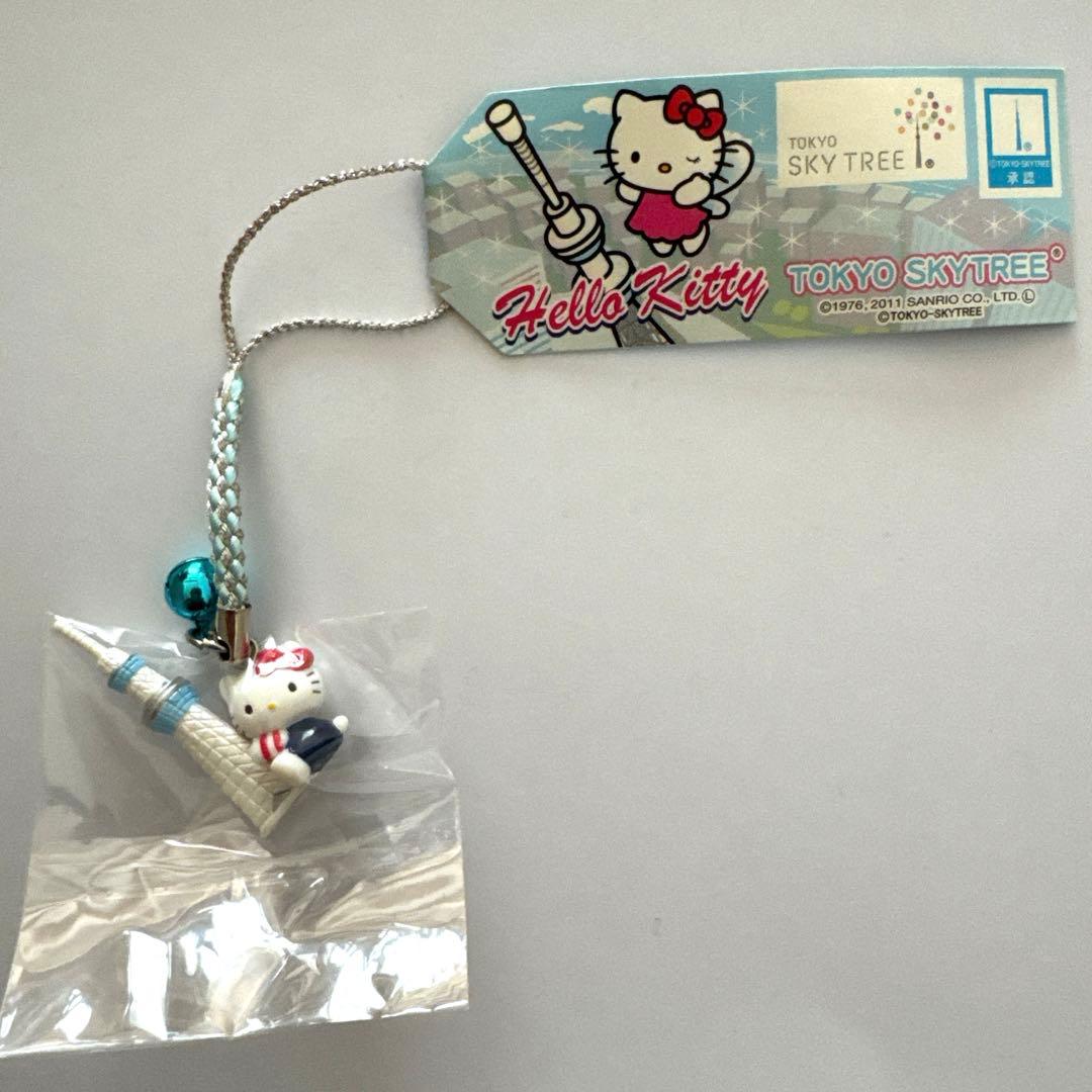 ご当地キティ 根付けストラップ 東京スカイツリーバージョン - メルカリ