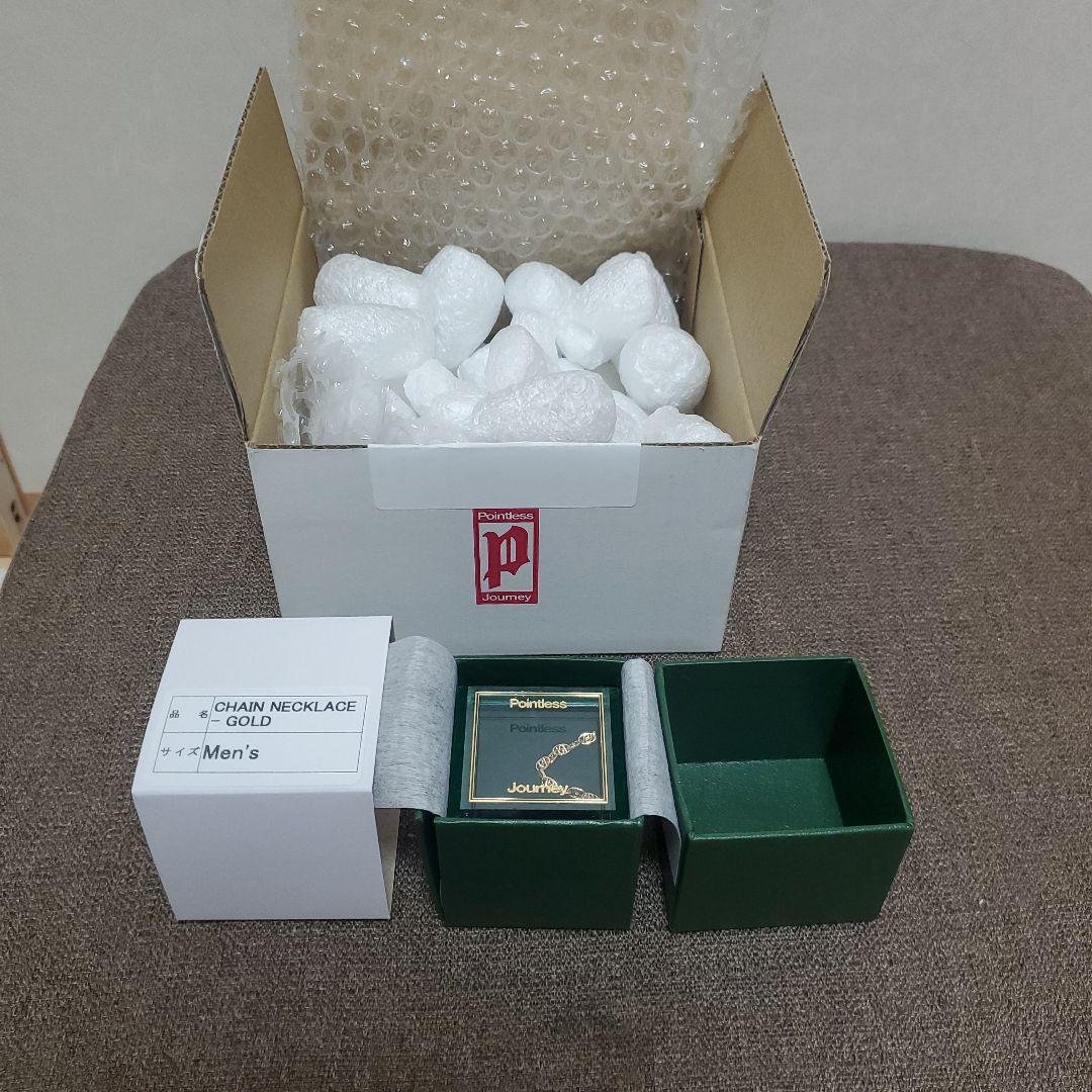 激レアPointless Journey　CHAIN NECKLACE-GOLD LIFETIME JEWELRY Gold Chain [ 5mm Mariner Link Necklace ] Gold