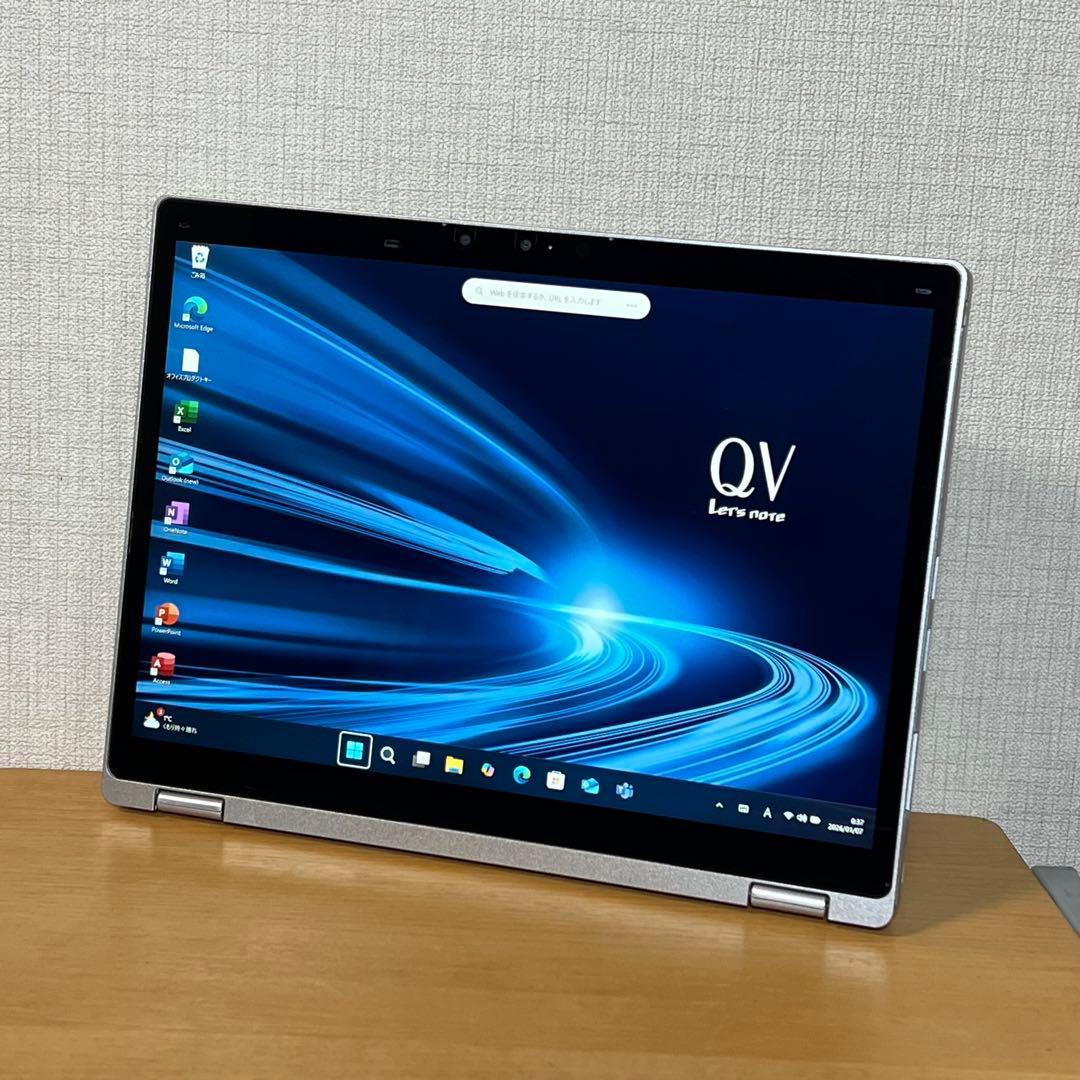 レッツノートQV9 i5 16G／256GB／LTE／オフィス 中古パソコン】Panasonic CF-QV9 中古 レッツノート Office Win11 2in1