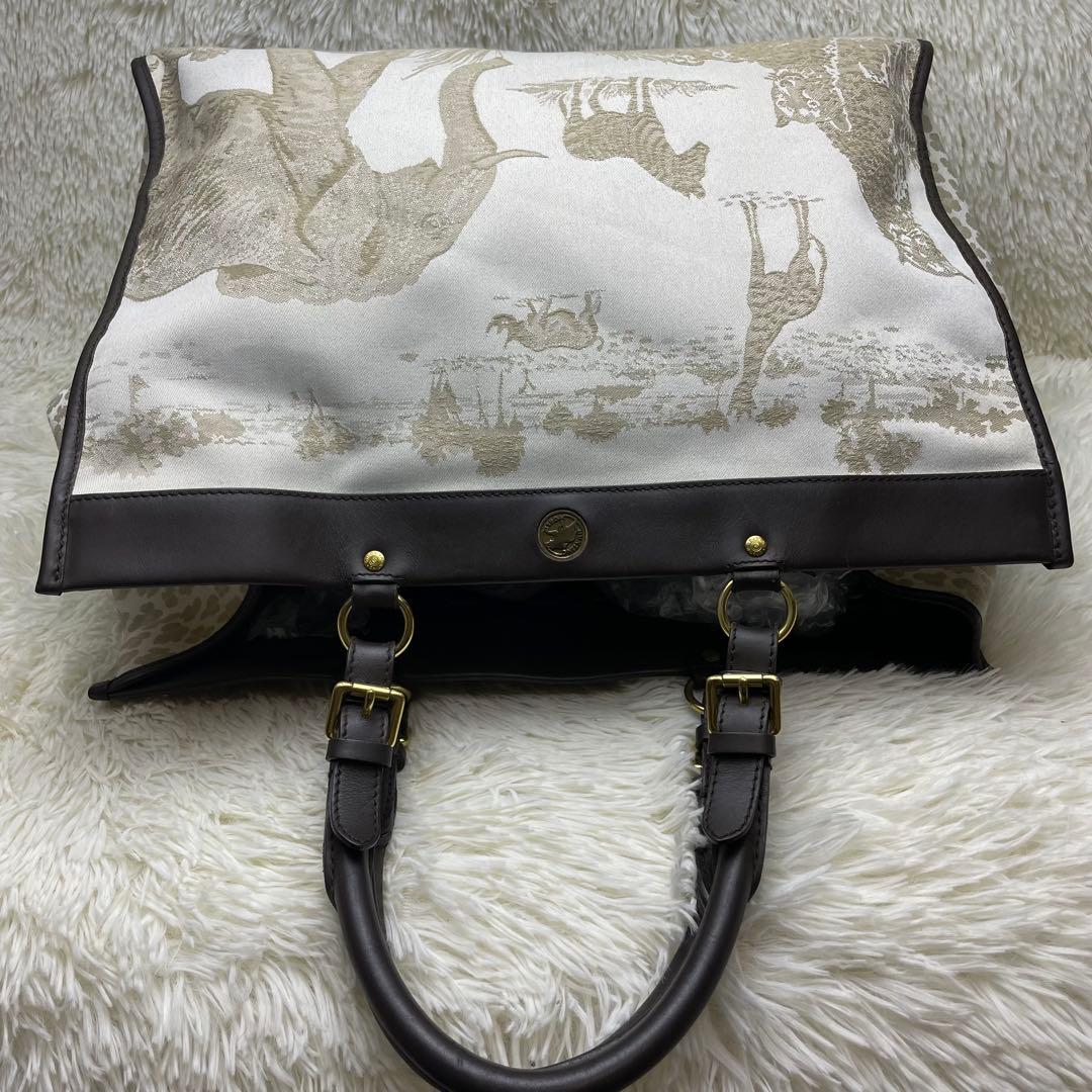 美品】ハンティングワールド トートバッグ サファリ A4収納可