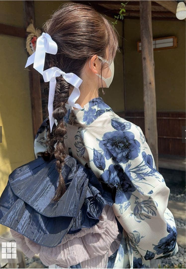 新品・未使用　水彩花柄浴衣セット[gi1519] GRL 水彩花柄浴衣セット[gi1519] | レディースファッション通販のグレイル