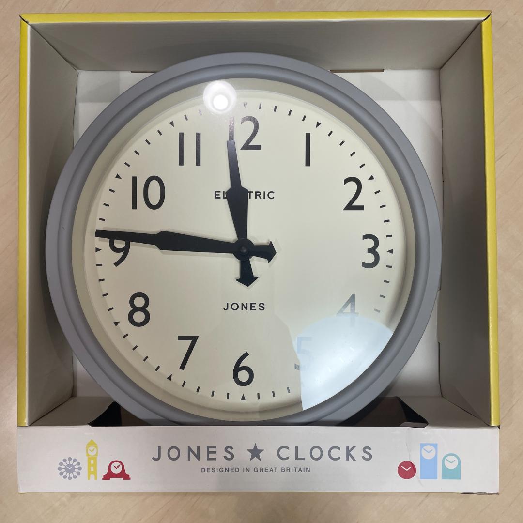 【新品同様】JONES CLOCKS プロペラ針 レトロデザイン 壁掛け時計 特典付 INTERZERO インターゼロ OCTAGON CLOCK オクタゴンクロック 八