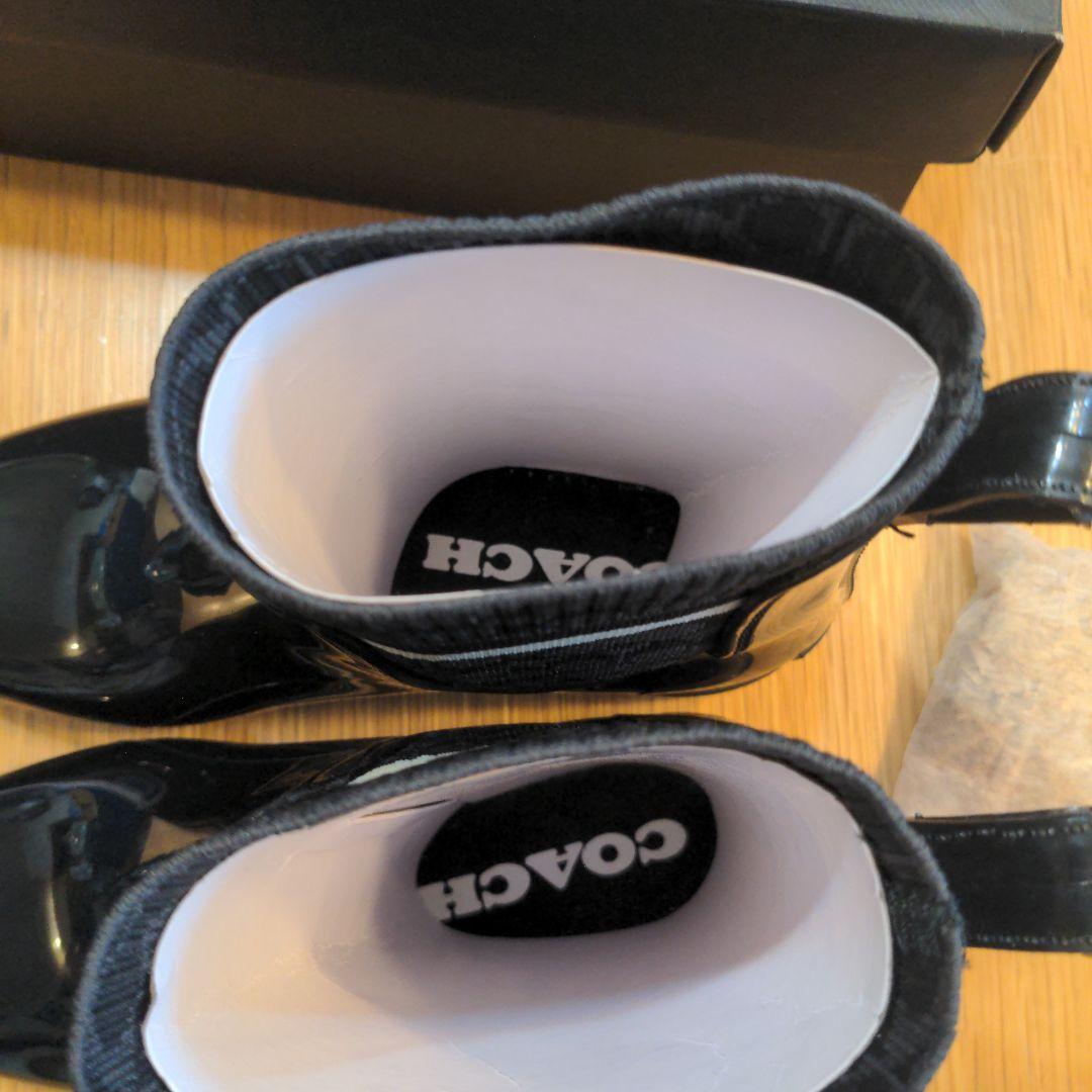 佐藤さま専用】COACH コーチ レインブーツ サイドゴアブーツ - メルカリ