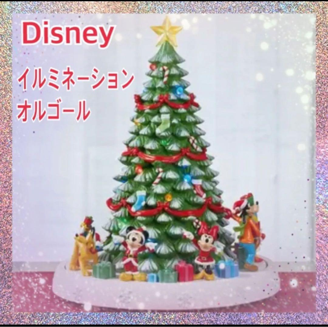 新品 クリスマスツリー ディズニー イルミネーション オルゴール