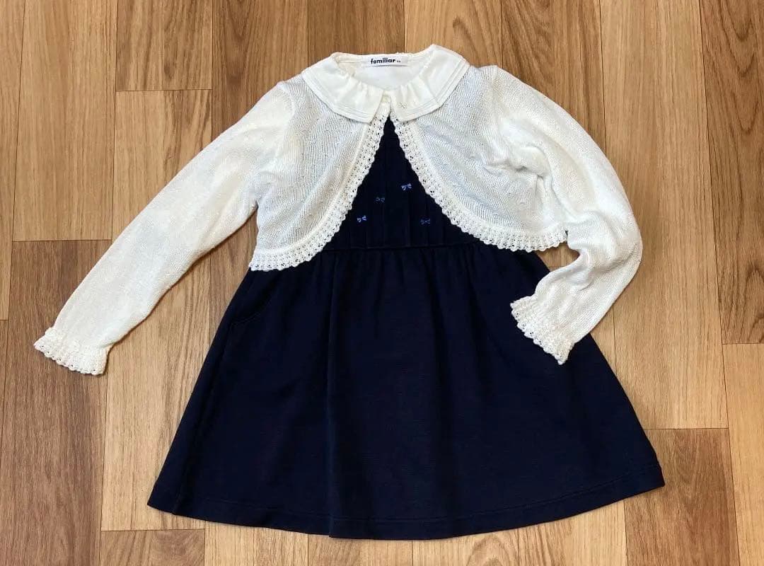 ファミリア　フォーマルセット　ワンピース　ボレロ　お受験 楽天市場】【靴レンタル無料】 フォーマル子供服ファミリア familiar