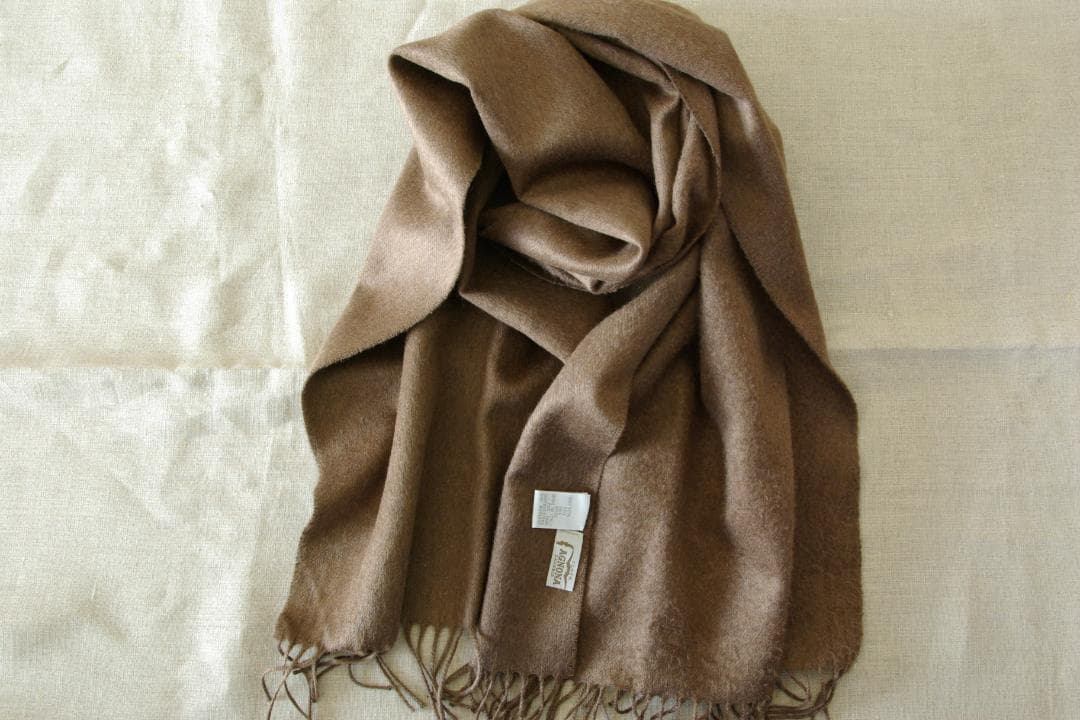 買うファッション - 【シルク100％】Agnona アニオナ ストール 茶