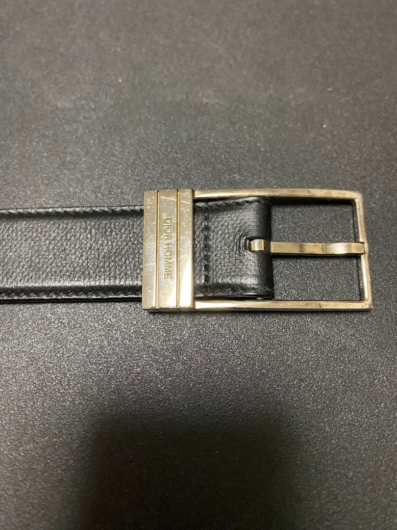 SALE】DIOR HOMME ブラックレザーベルト エディ期エディ・スリマン