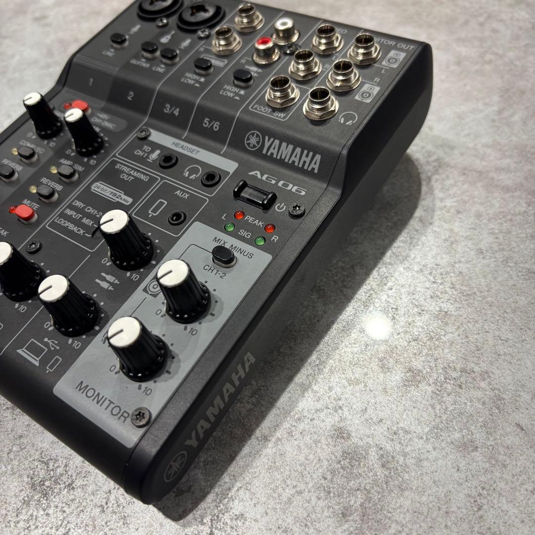 動作確認済み】YAMAHA AG06MK2 オーディオインターフェイス - メルカリ