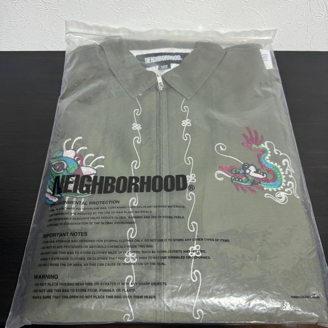 新品 NEIGHBORHOOD SOUVENIR SHIRT LS オリーブ L