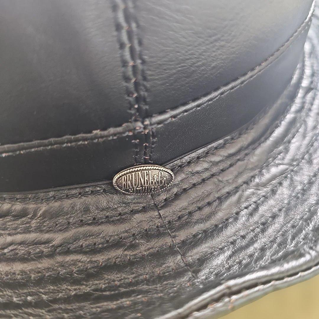 vice様専用 BRUNEL&CO. ポークパイハット ホースハイド(茶芯) - メルカリ