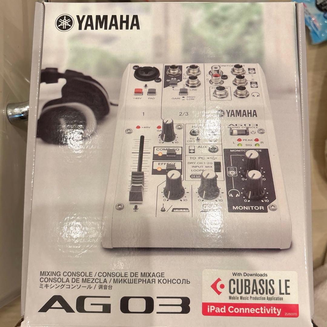 YAMAHA AG03 ミキシングコンソール - メルカリ