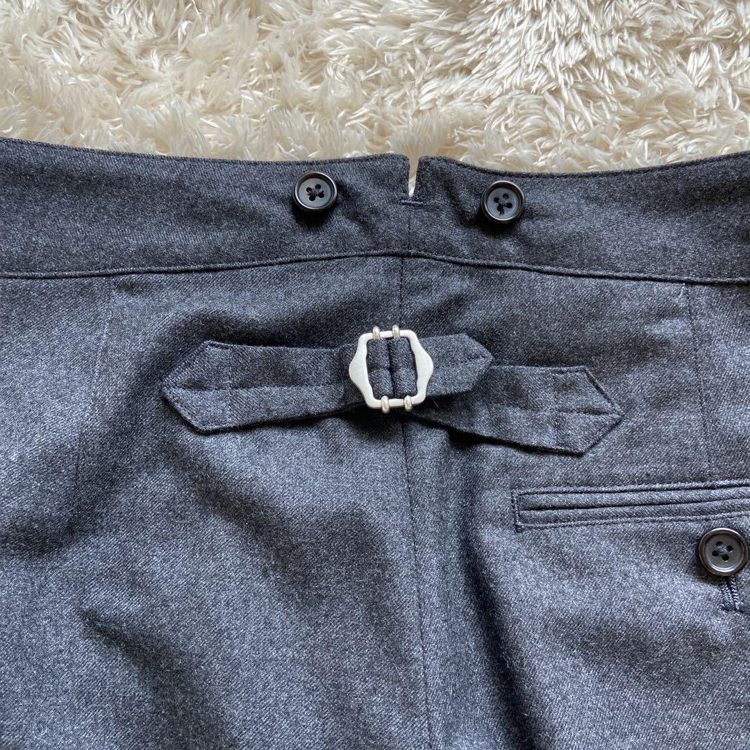 マーガレットハウエル ワイドパンツスーツ 2/3 グレー ウール