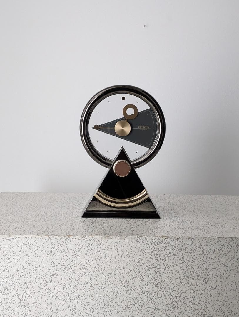 80s ビンテージ シチズン テーブルクロック 振り子 置き時計 スペースエイジ 80s ビンテージ シチズン テーブルクロック 振り子 置き時計 スペース