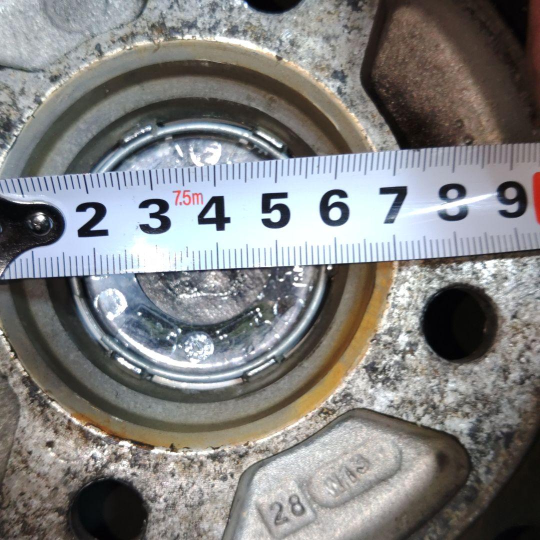 ①《軽四》１４の１００の４半Ｊ４穴　155/65R14　中古２本セット