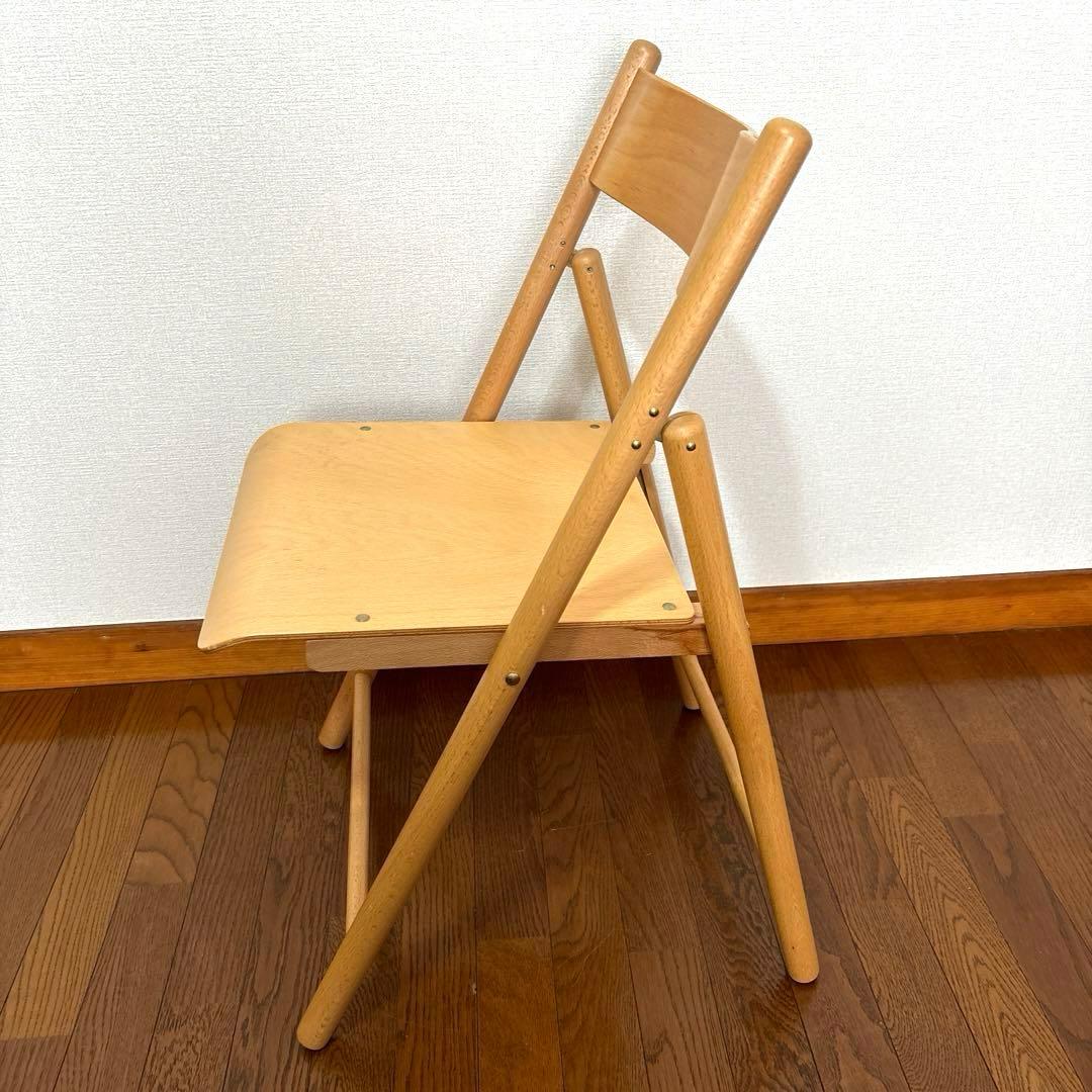 良品】無印良品 折りたたみ椅子 ブナ材 - メルカリ