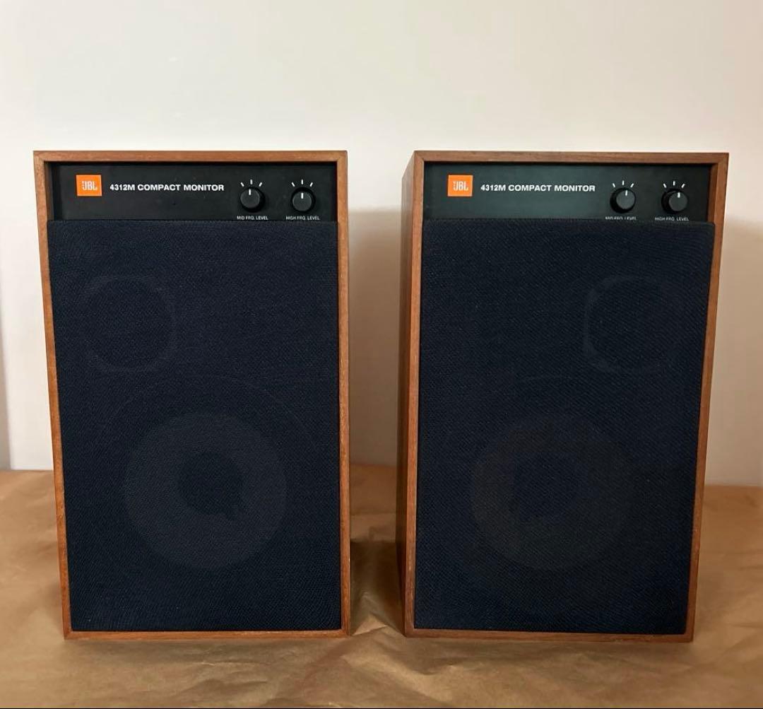 JBL 4312M COMPACT MONITOR スピーカー　ペア JBL 4312M2WX pair small monitor speakers walnut pair Harman Japan